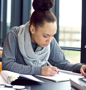 Woman Studying