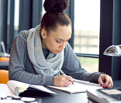 Woman Studying