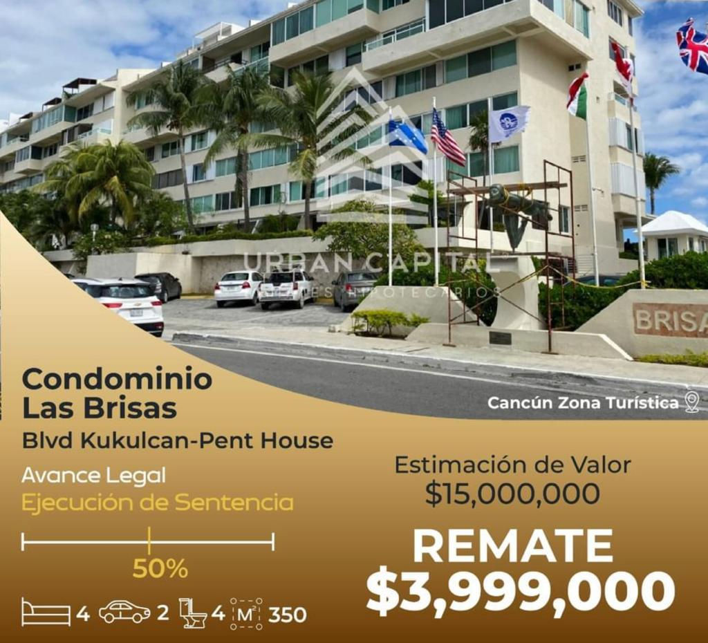 Condominio las Brisas, Cancún zona turística .