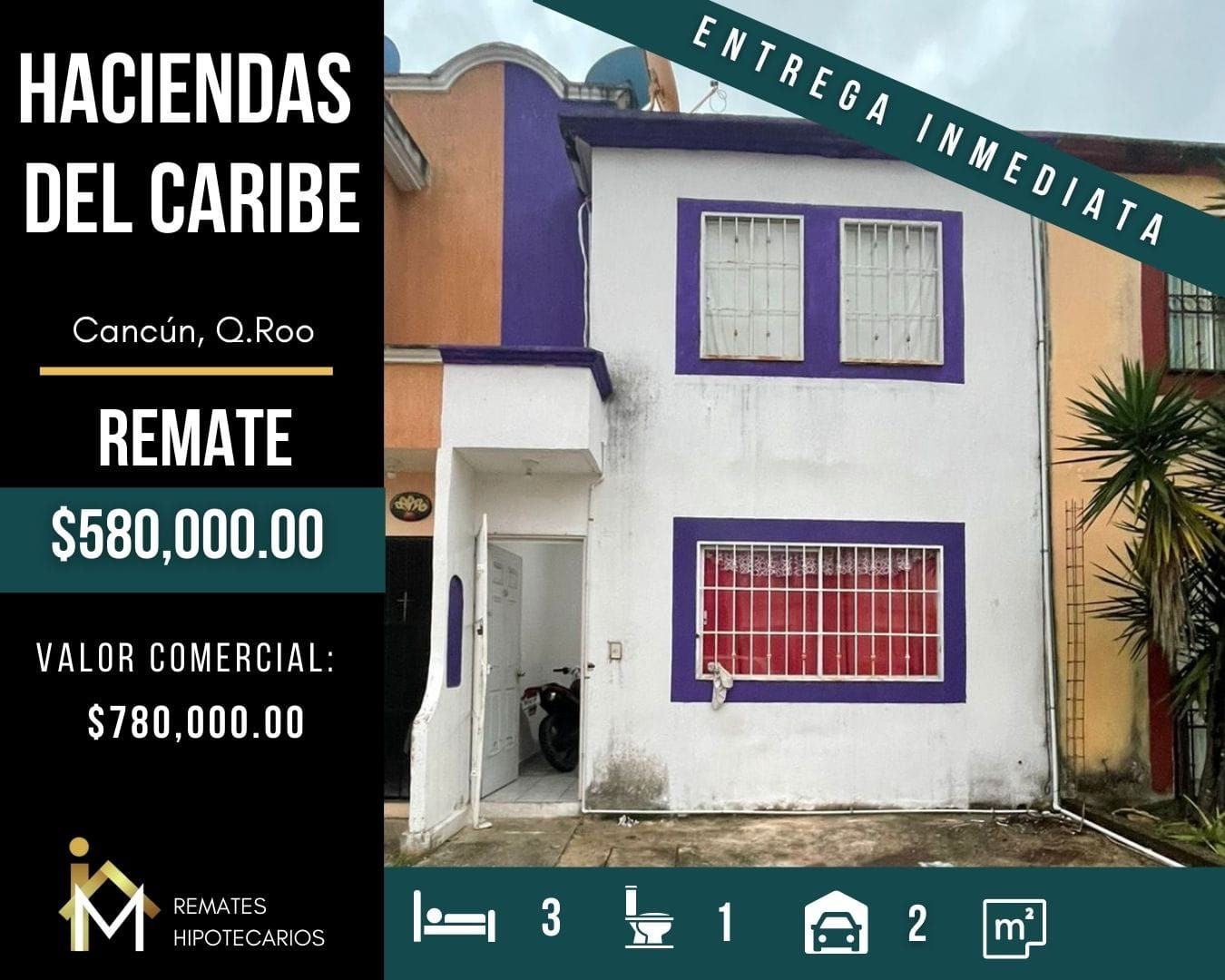 Haciendas del caribe, Cancún, Qroo.