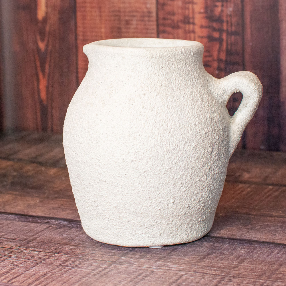 Textured white jug
