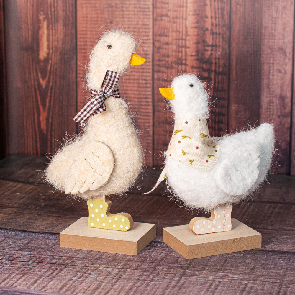 Wool Ducks in Boots