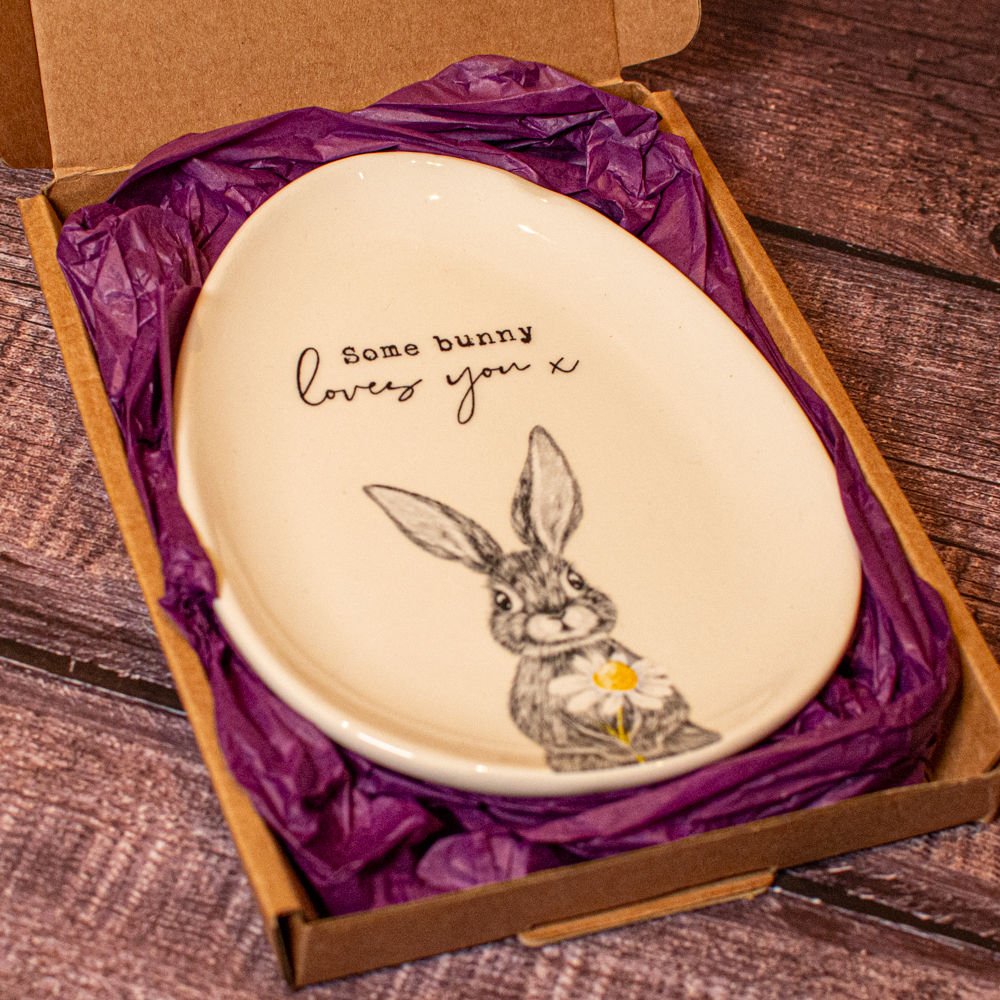 Some bunny loves you trinket tray