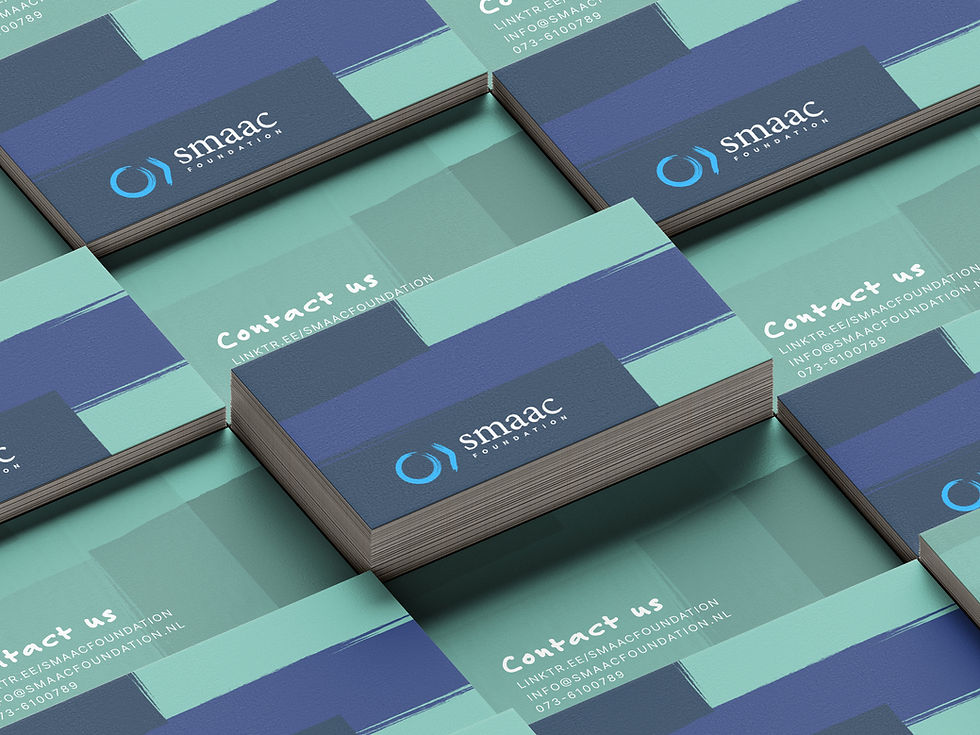 Business card Smaac Foundation