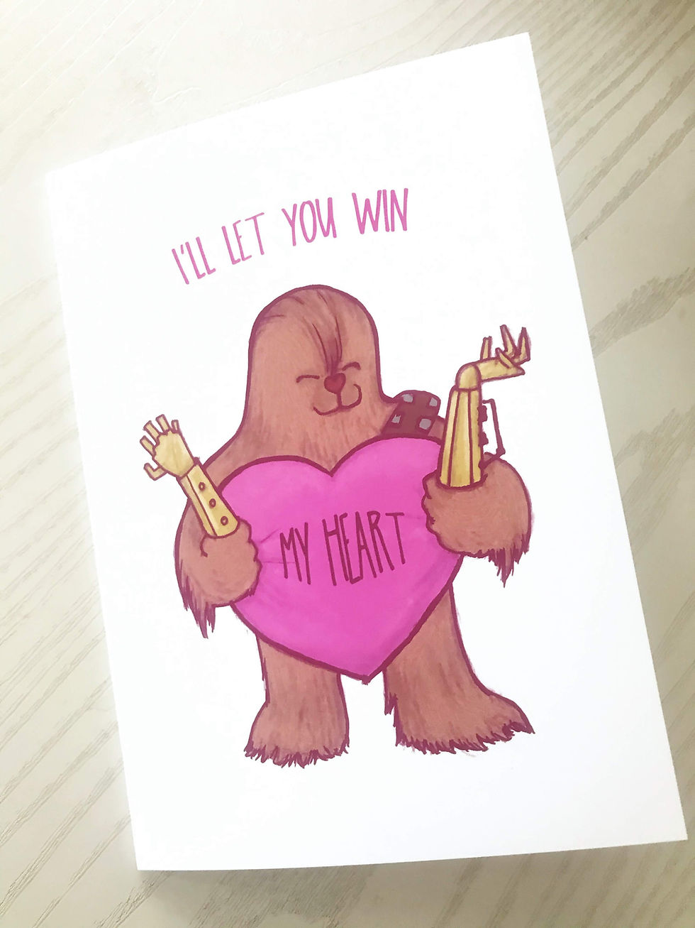 Thumbnail: Let You Win // Star Wars Love Card