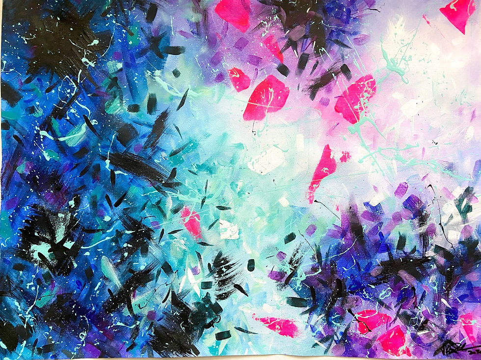 Thumbnail: Revive // Original Abstract Acrylic Painting
