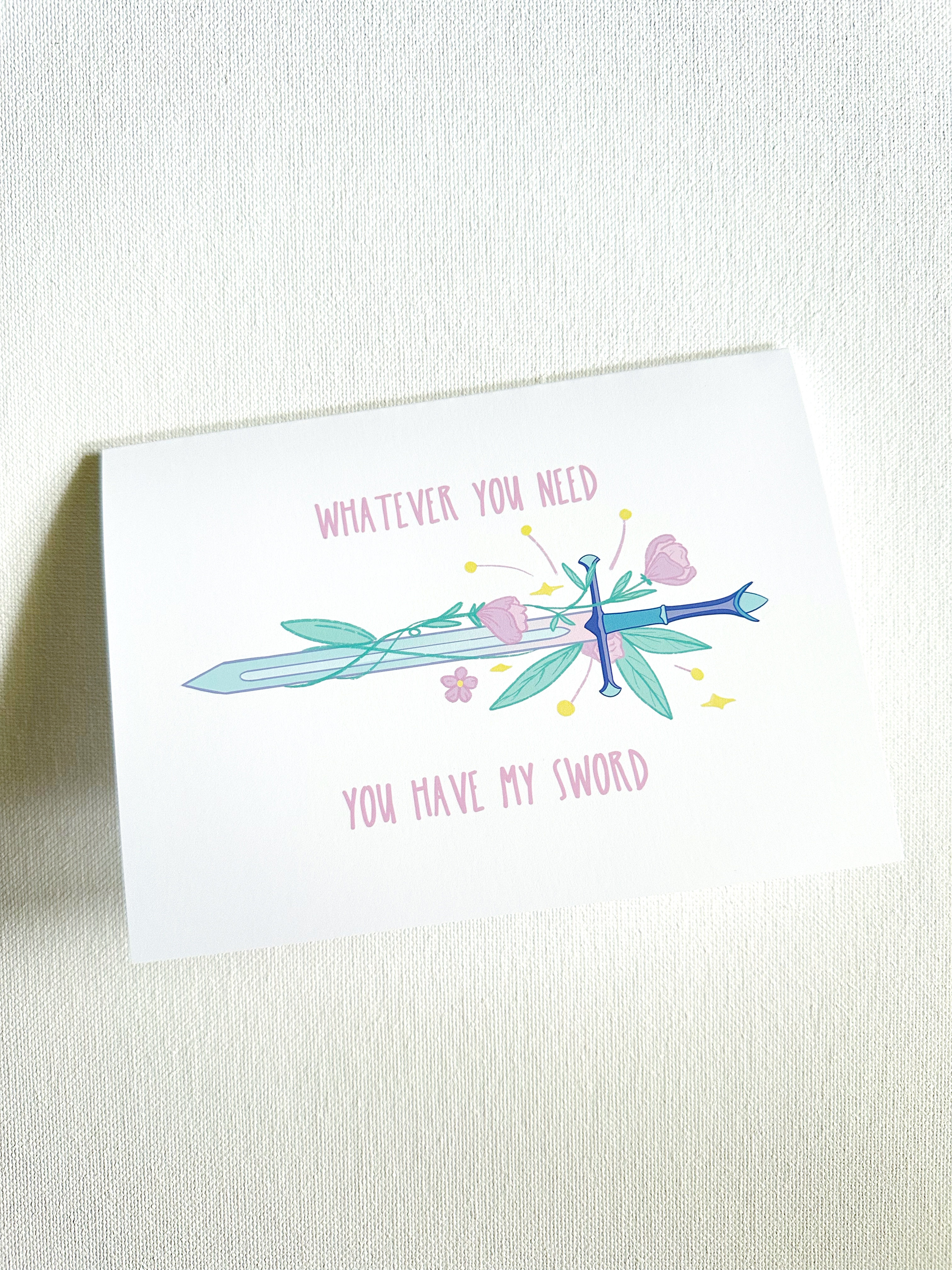You Have My Sword // Support Cards // Sympathy LOTR Life Cards