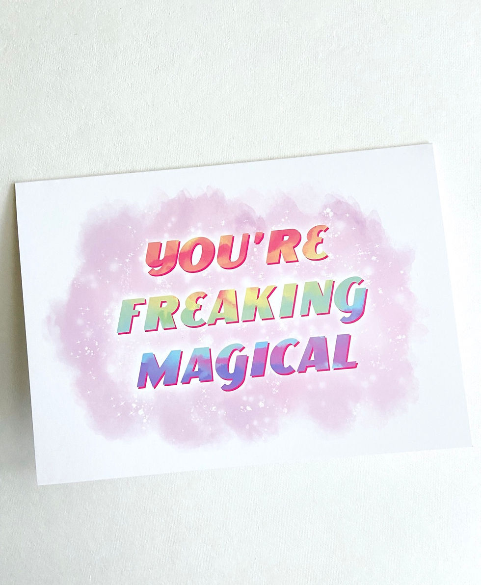 Thumbnail: Freaking Magical //  Pride //Support Card //