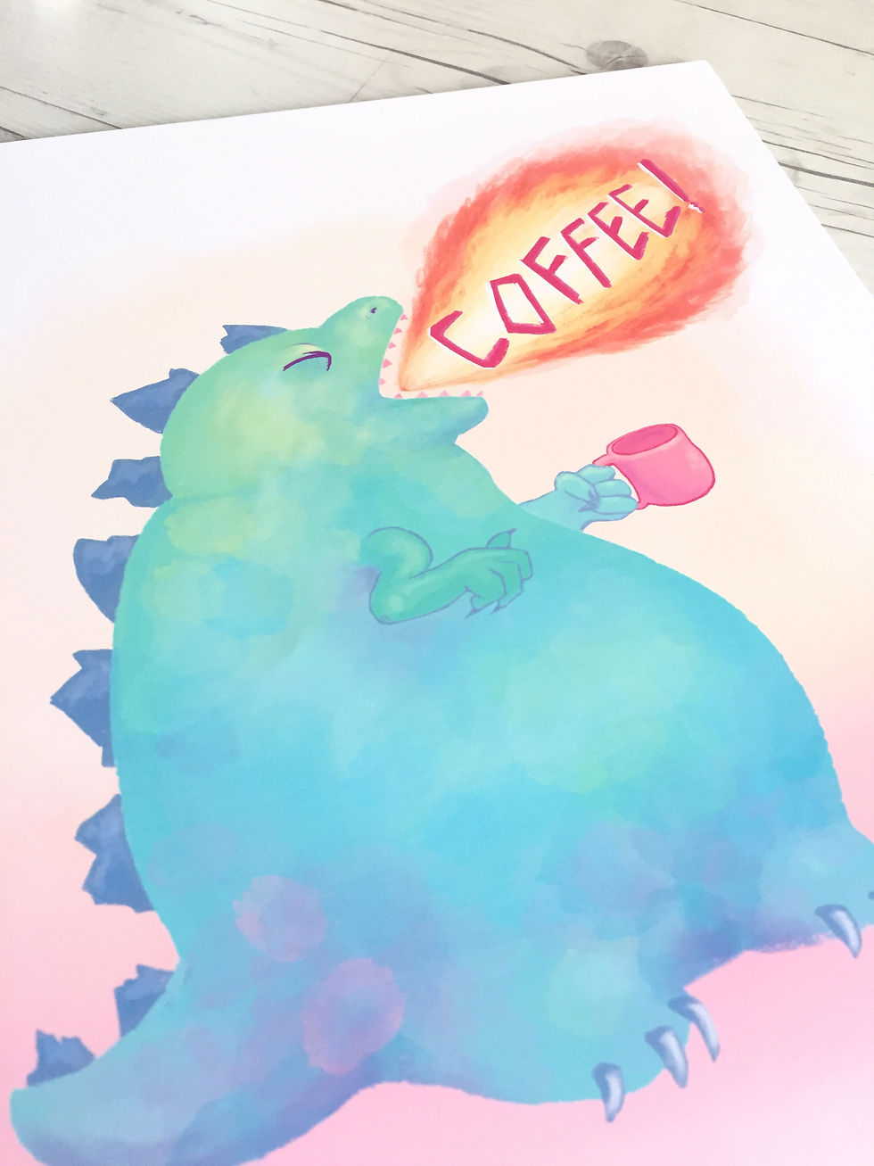 Thumbnail: Mornings // Coffeezilla Illustration/Art Print