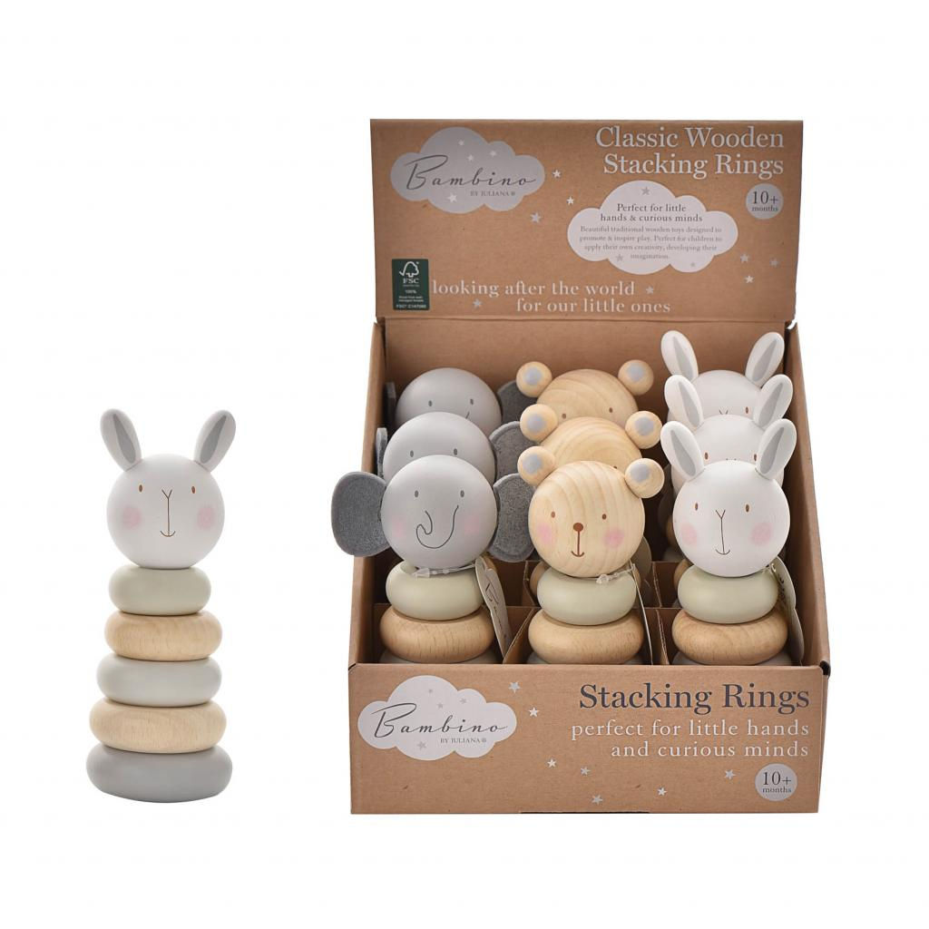 Wooden stacking toy