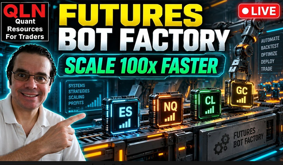 Stop Trading One Bot: Build a Futures Bot Assembly Line for Massive Market Reach