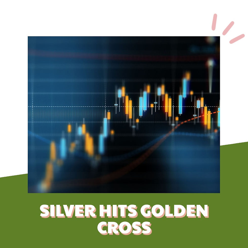 XAGUSD aka silver golden cross