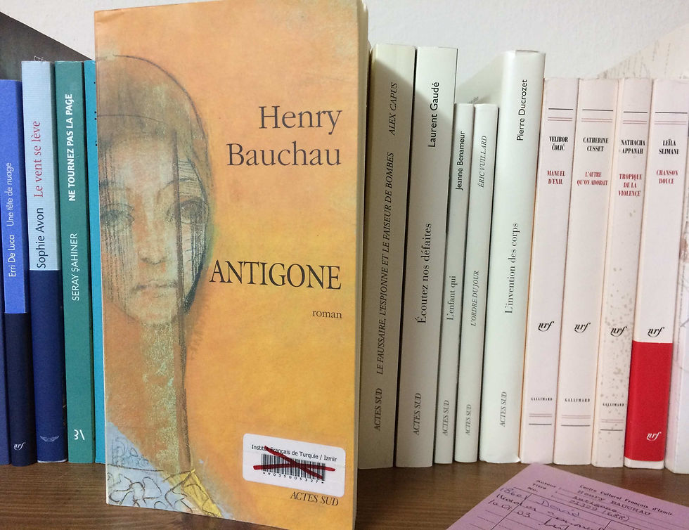 Photo du livre "Antigone" d'Henry Bauchau (2)