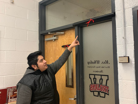West High Students, Teachers share thoughts about new safety drop down blinds