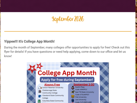 Counseling department shares newsletter