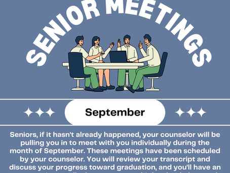 Senior Meetings in September