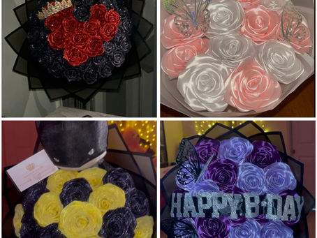 Miracle starts eternal rose bouquet business