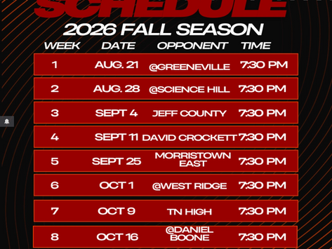Football schedule