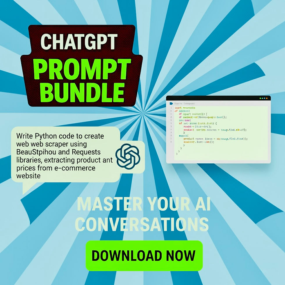 Thumbnail: chatgpt prompt bundle