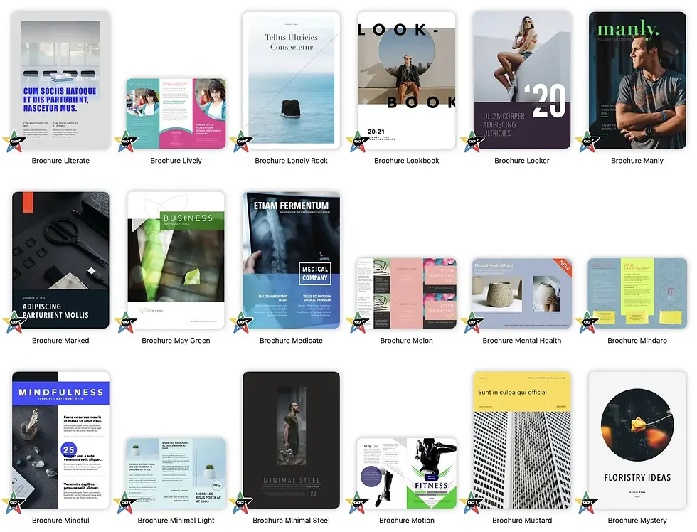 Thumbnail: Apple Pages Templates