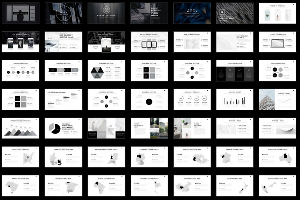 Küçük resim: minimal powerpoint