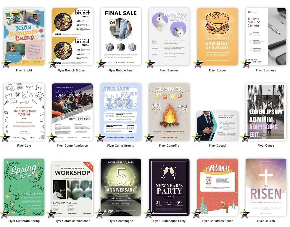 Küçük resim: Apple Pages Şablon Paketi | 6000+ Düzenlenebilir Tasarım – Mac ve iOS için Dijital İndirme | Profesyonel İş, Pazarlama ve Kır