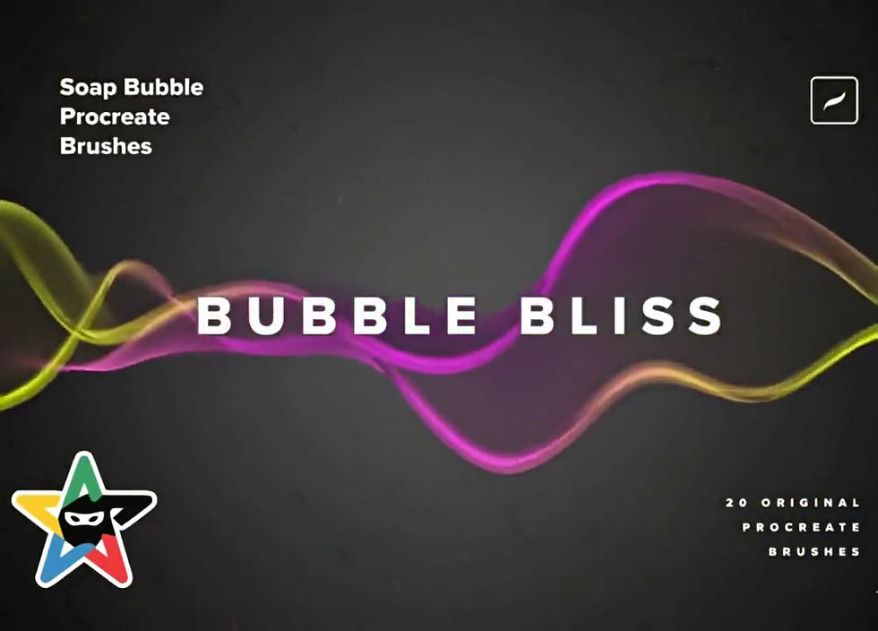 Procreate Sabun Köpüğü Fırça Seti