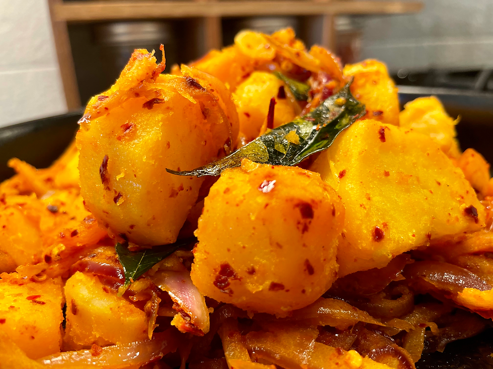 Spicy Tempered Potato Stir-Fry