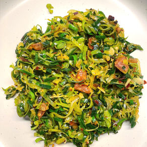 leeks stir-fry