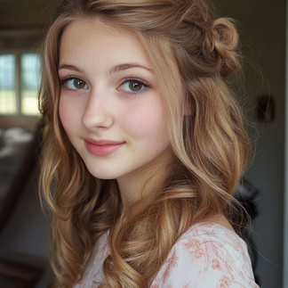 cute and fun blond prom hair