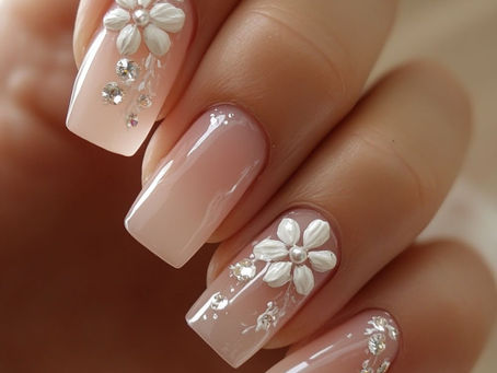 blush nails