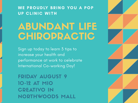 Catch our Pop Up Clinic!