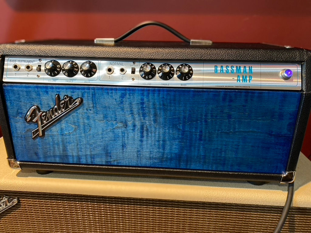1967 Fender Bassman "Drip Edge" 2-Channel 50-Watt Guitar Amp Head - Mather Custo