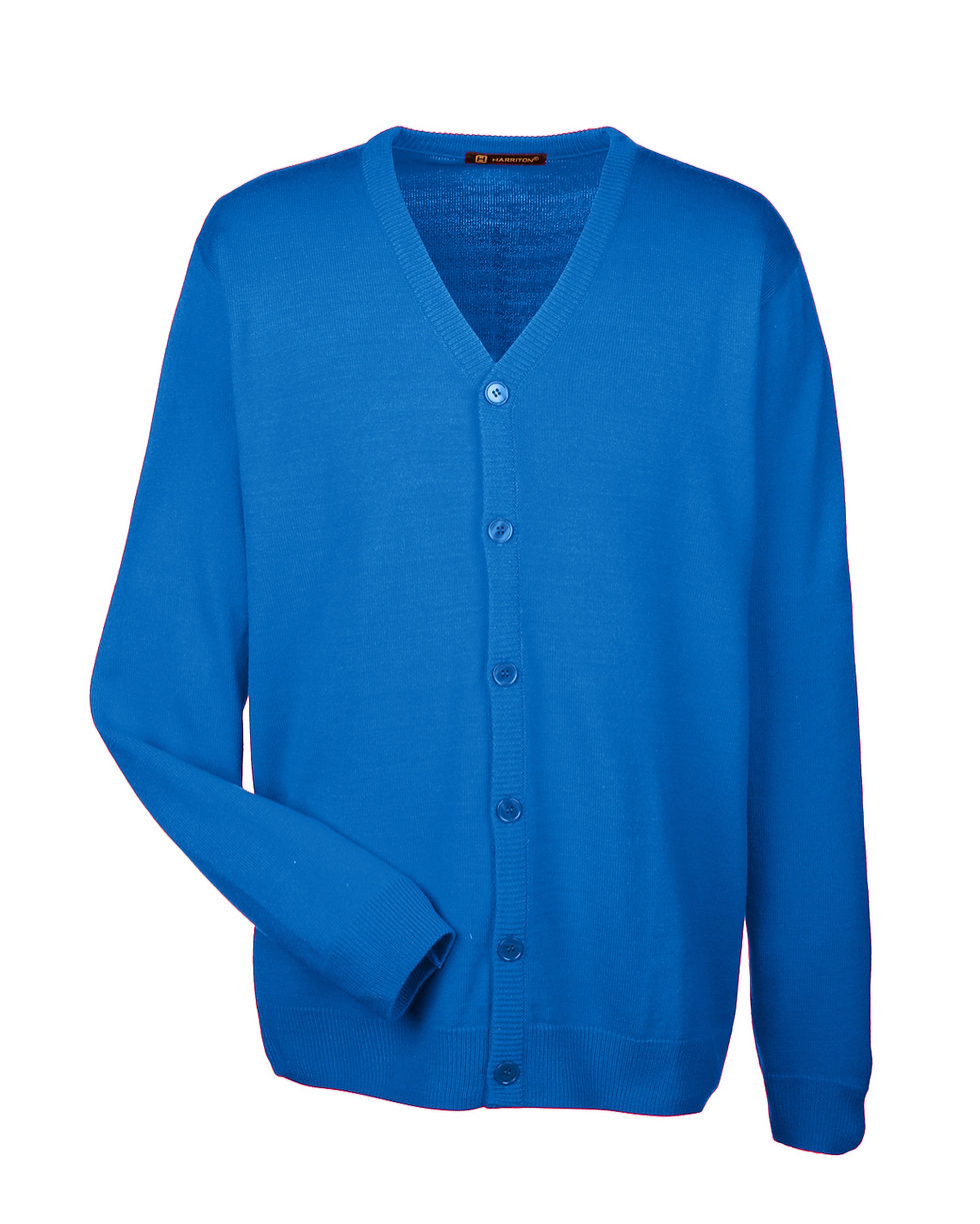 Thumbnail: M425 Harriton Pilbloc V-Neck Button Cardigan Sweater