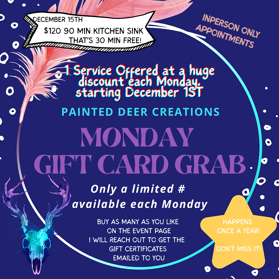 $120 90 Min Kitchen Sink Signature Session *30 Minutes for FREE!