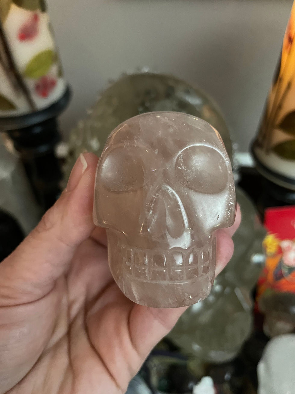 Vanderlei Rose Quartz Skull