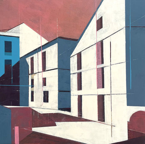 Blueprint-original-urban-landscape-painting-jenny-fermor