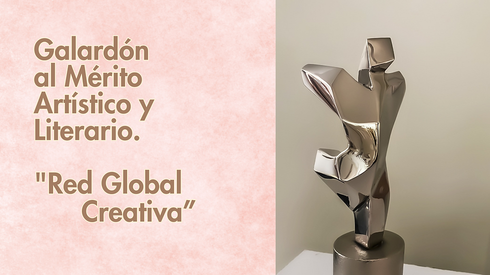 Galardón al Mérito Artístico y Literario Red Global Creativa: Celebrando la Excelencia.