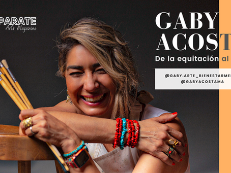 Gaby Acosta: pinceladas de salud emocional a través del arte.