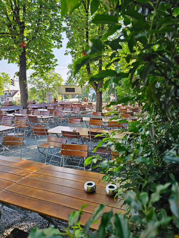 biergarten draussen