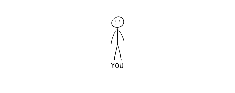 drawing of you are not the problem, you are you