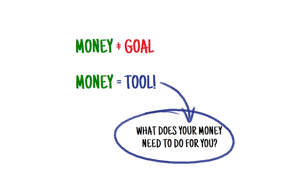money is a tool, not a goal