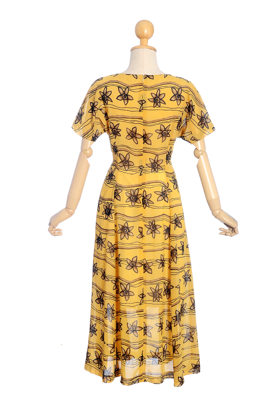 Thumbnail: Sunflower Wave Vintage Dress