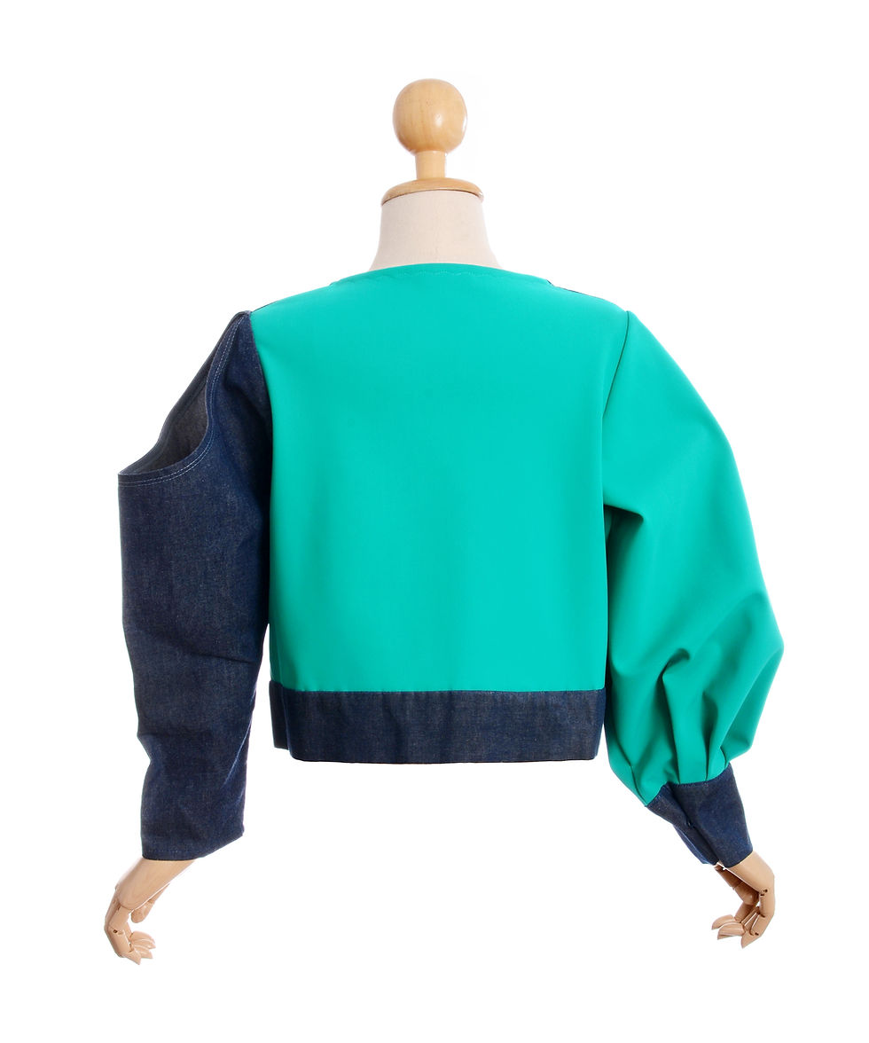 Thumbnail: Orla Langan Deconstructed Luxe Leather Jacket