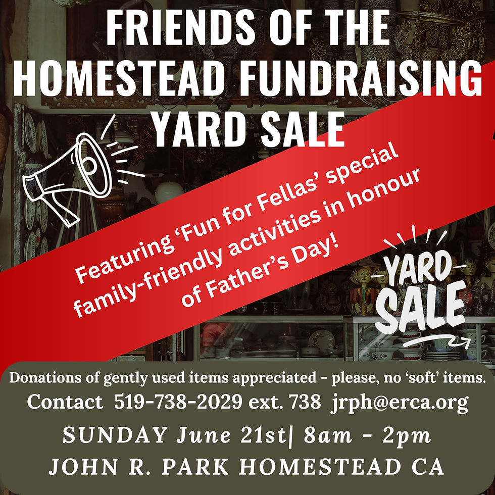 Friends of the Homestead Yard Sale