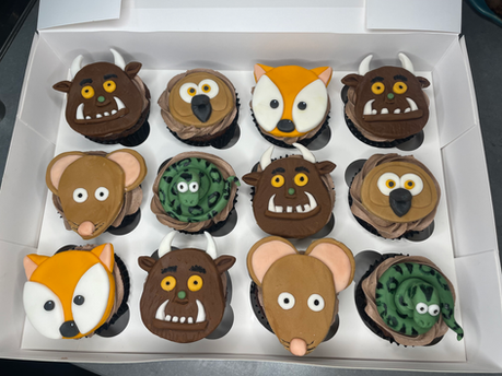 gruffalo cupcakes