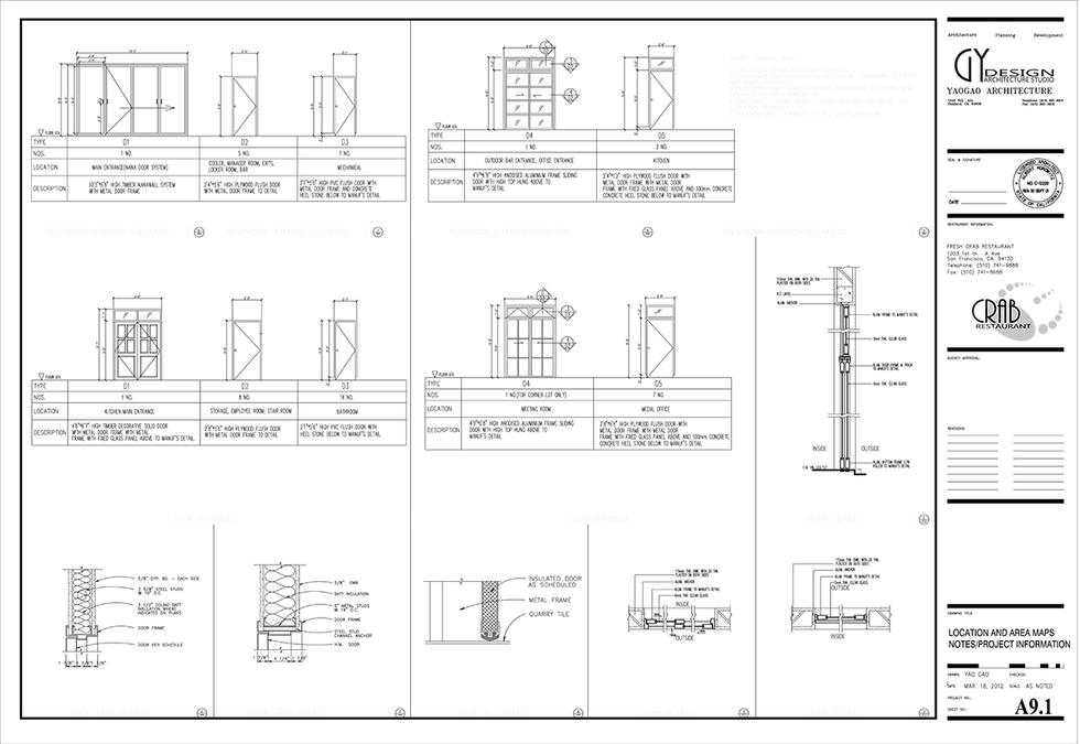 DOOR SCHEDULE