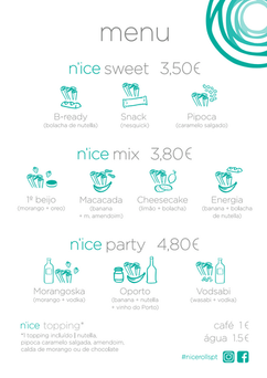 N'ice Menu
