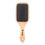 Thumbnail: Paddle Hair Brush Wooden with Steel Bristles