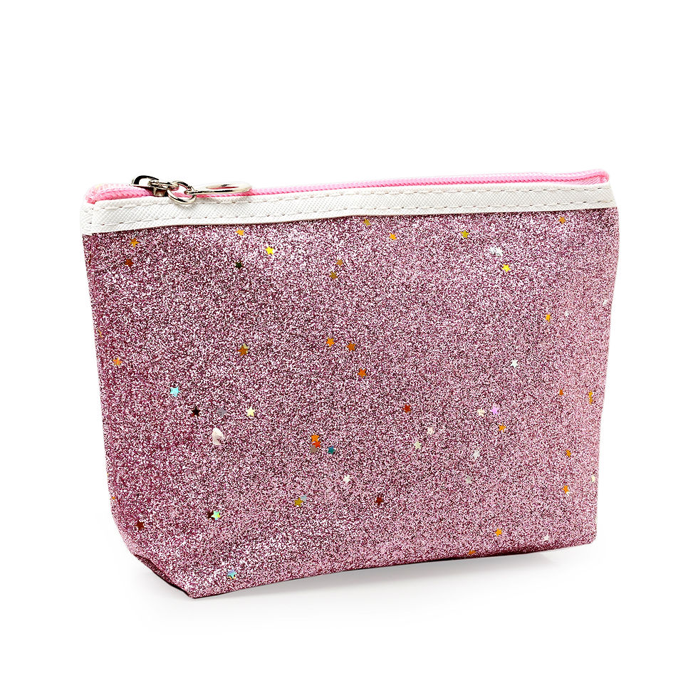 Thumbnail: Glitter Bling Mini Travel-Size Makeup Pouch